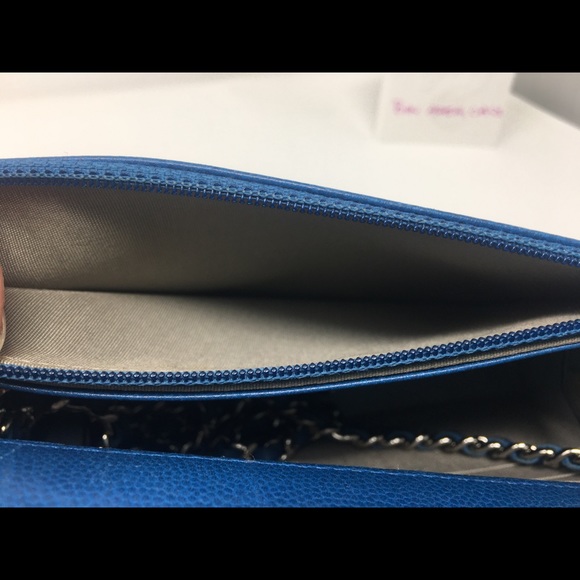 MORE PICTURES - Chanel Blue WOC - Picture 4 of 7